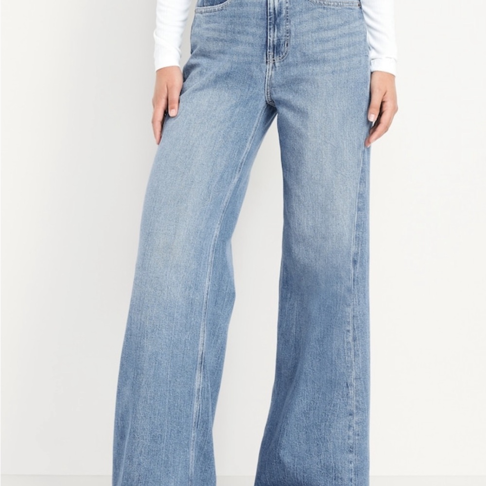 NWT Super Wide-Leg Jeans Old Navy